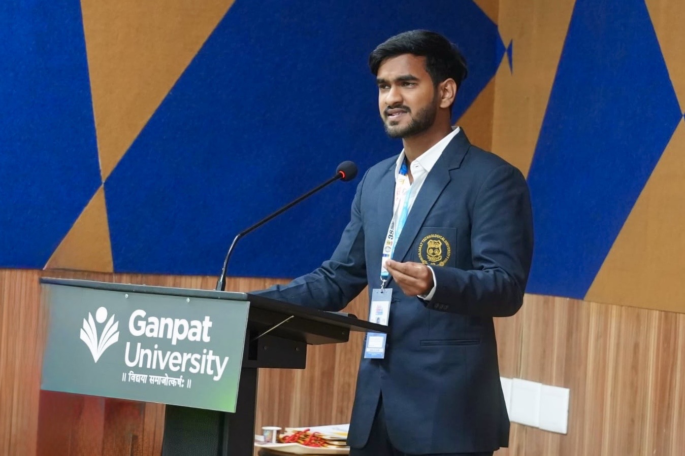 Shubhankar Pandit Rao at Ganpat University